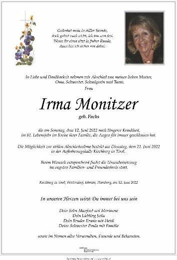 Irma Monitzer